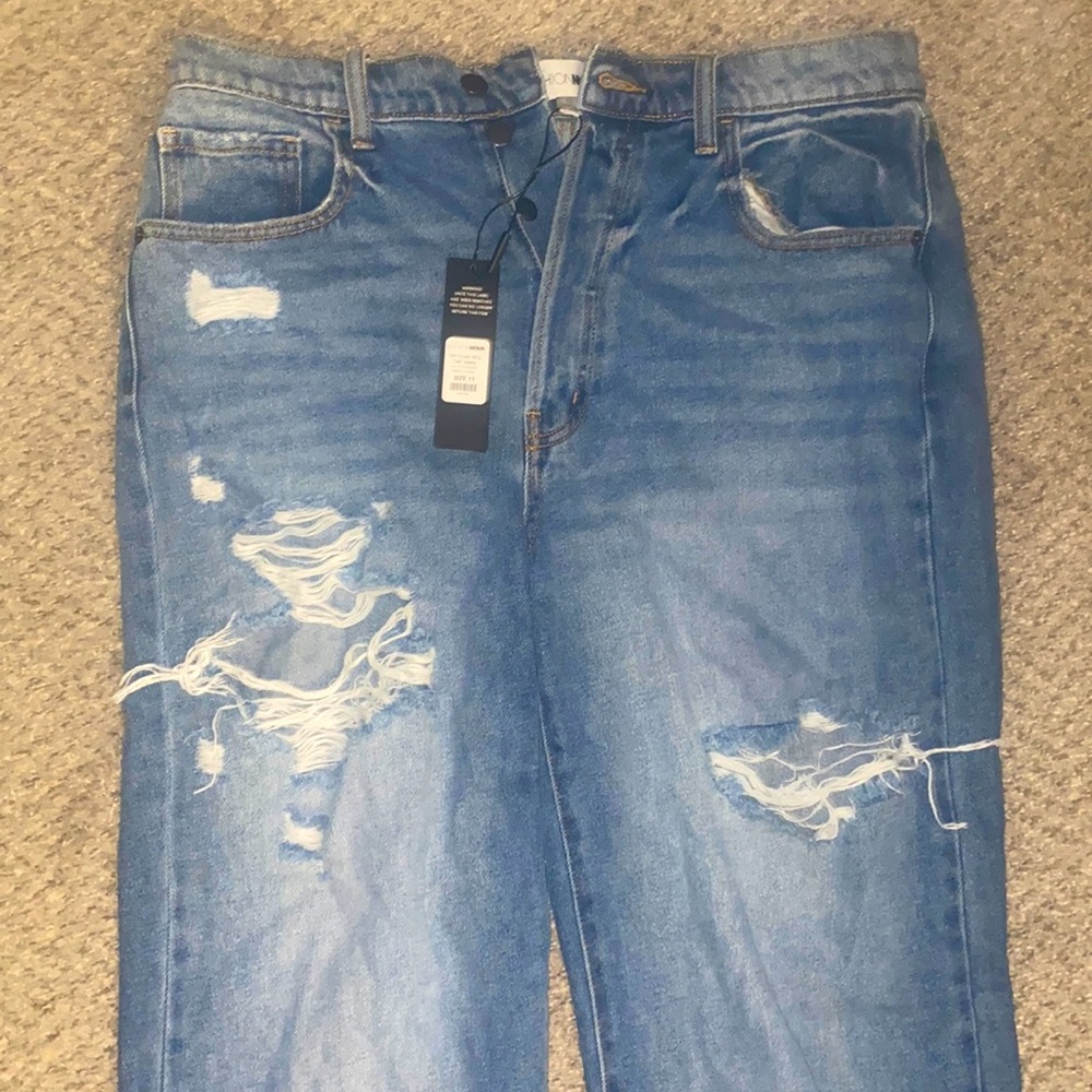 Fashion Nova Girl Crush 90's Dad Jeans - Medium Wash, Size 11, NWT
